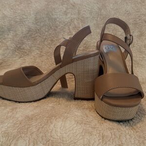 DV by Dolce Vita Brown Platform Heels